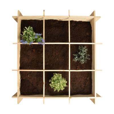 Esschert Design houten moestuin 9-vaks