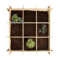 Esschert Design houten moestuin 9-vaks - thumbnail