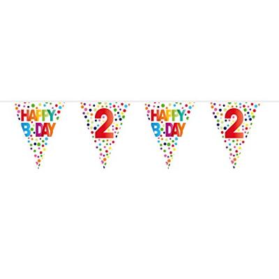 Folat BV Vlaggenlijn confetti 2 jaar, 10mtr. Folat BV Vlaggenlijn confetti 2 jaar, 10mtr.