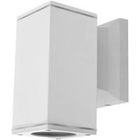 LED Wandlamp Buiten Vierkant - Mat Wit Aluminium - Philips CorePro GU10 - 4.6W Warm Wit 3000K - thumbnail