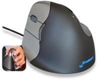 Evoluent Vertical Mouse 4 VM4L Linkshandigen Ergonomische muis Optisch Ergonomisch Grijs, Zilver - thumbnail