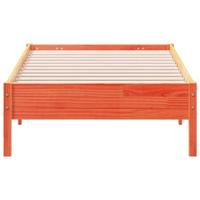 Bedframe massief grenenhout wasbruin 90x200 cm - thumbnail