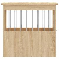 Hondenbench 45x62x59 cm bewerkt hout sonoma eikenkleurig - thumbnail