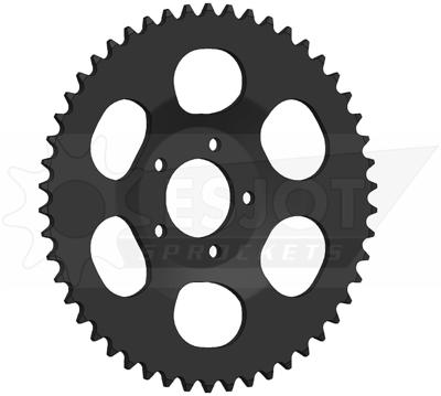 ESJOT achtertandwiel "0289" chain wheel 415 50z steel black