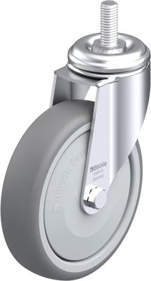 Blickle LKRA-TPA 126KF-GS12 Zwenkwiel Wieldiameter: 125 mm Draagvermogen (max.): 120 kg 1 stuk(s)