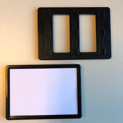 Prijskaartraam A6 148x105mm zwart - 70 stuks