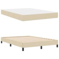 Boxspring bed Anders Crème 140 x 200 cm Stof - thumbnail