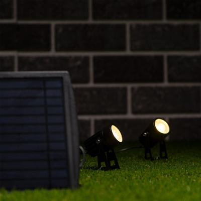 LED&apos;s Light Solar LED Tuinlamp met zonnepaneel en grondspies - Automatisch aan en uit - Met sensor - IP65 waterdicht