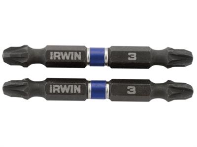 Irwin impact schroefbit dubbel ib pz3, 60mm 2st | op=op - ir1923411