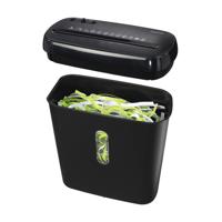 Hama Papier vernietiger basic s6 Papierversnipperaars Zwart - thumbnail