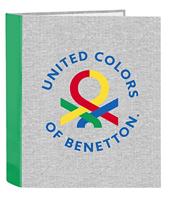 Ringmap Benetton Pop Grijs A4 (27 x 33 x 6 cm) - thumbnail