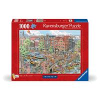 Ravensburger Puzzel Fleroux Amsterdam 1000 Stukjes - thumbnail