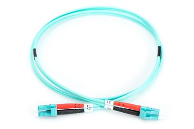 Digitus DK-2533-10/3 Glasvezel Optische vezel Aansluitkabel 10.00 m Turquoise [1x LC-stekker - 1x LC-stekker] 50/125 µ Multimode OM3