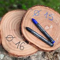 Staedtler Lumocolor 236 omnigraph permanent Markeerkrijt Zwart 12 stuk(s) - thumbnail