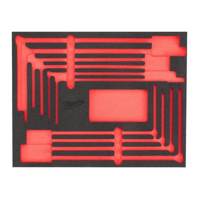 Milwaukee vervangende foam inlay voor t-dopsleutel set met cardangewricht | 8-delig - 4932499114 Milwaukee vervangende foam inlay voor t-dopsleutel set met cardangewricht | 8-delig - 4932499114