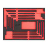 Milwaukee vervangende foam inlay voor t-dopsleutel set met cardangewricht | 8-delig - 4932499114 - thumbnail