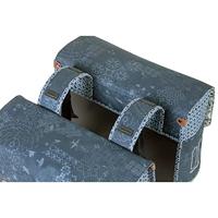 Basil boheme dubbele fietstas - blauw - thumbnail