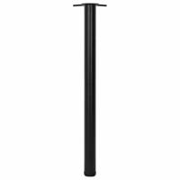 VidaXL Tafelpoten in hoogte verstelbaar zwart 870 mm 4 st - thumbnail