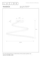 Lucide MAXENCE - Plafonnière - Ø 46 cm - LED 3 StepDim - 1x24W 3000K - Zwart - thumbnail