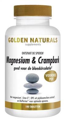 Golden Naturals Magnesium & Crampbark Tabletten