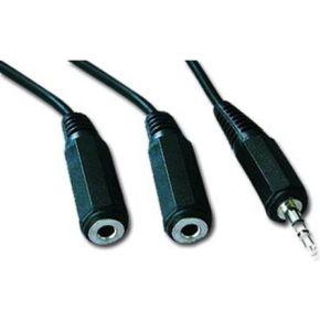3,5 mm audio splitter kabel, 5 meter