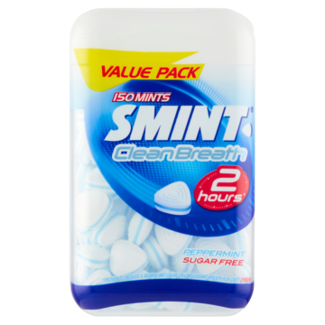 Smint Clean Breath Peppermint Suikervrij Pot 150 stuks bij Jumbo