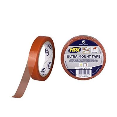 HPX Ultra Mount bevestigingstape | Transparant | 19mm x 10m - UM1910 UM1910
