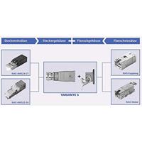 Telegärtner 100007421 STX V5 RJ45-flensset variant 5 Koppeling, inbouw Aantal polen: 8P8C Aluminium 1 stuk(s) - thumbnail