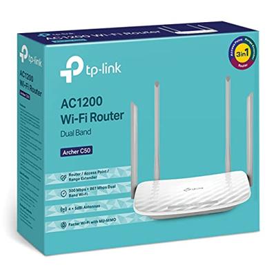 TP-Link Archer C50 V3 AC1200 Draadloze Dual Band Router - thumbnail