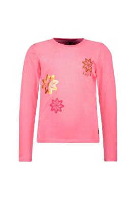 B.Nosy winter t-shirt meisjes - roze - Tiara - longsleeve
