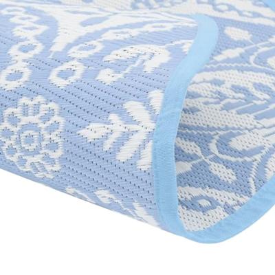 VidaXL Buitenkleed arakil ø120 cm polypropeen babyblauw