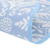 VidaXL Buitenkleed arakil ø120 cm polypropeen babyblauw - thumbnail