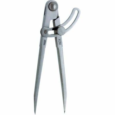 Scharnierpasser met punten en kwartier VOGEL 150 mm