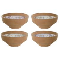 Geurkaars DKD Home Decor Natuurlijk Cottage 250 g (4 Stuks) - thumbnail