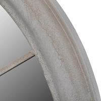 VidaXL Tuinspiegel rustiek boogvormig 69x89 cm - thumbnail