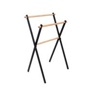 Handdoekrek Vrijstaand Cipi Compasso Zwart Cipi - thumbnail