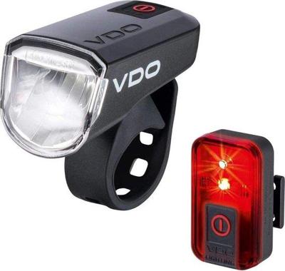 Busch & Muller Verlichtingset vdo eco light m30 usb + red usb
