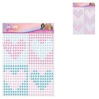Craft Universe Glam girls stickers diamond a5 2 assorti | 24 stuks - thumbnail