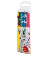 Eberhard Faber ef-578204 textielmarker 4 stuks + sjablonen - thumbnail