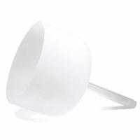 Kristallen Klankschaal Wit/Handgreep/C-toon "432 Hz" (25 cm) - thumbnail