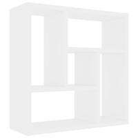 VidaXL Wandschap 45x16x45 cm bewerkt hout wit - thumbnail
