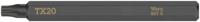 Wera 867 S TORX® bits voor slagschroevendraaier, TX 20 x 70 mm - 05018167001 - thumbnail