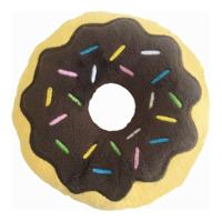 Knuffel voor honden Gloria 3 x 5 x 14 cm Chocolade Donut Bruin - thumbnail