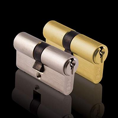 Cilinder IFAM F5S3030NC Nikkel Europees Zilverkleurig 60 mm Blik Korte hendel - thumbnail