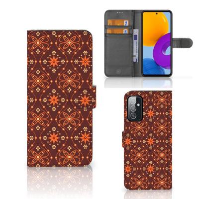 Samsung Galaxy M52 | Telefoon Hoesje | Batik Brown Samsung Galaxy M52 | Telefoon Hoesje | Batik Brown