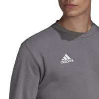 adidas Entrada 22 Crew Sweater Grijs Wit - thumbnail