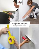 Kip Afdekband | glad | geel | lengte 50 m | breedte 48 mm | rol | 5 stuks - 3808-48 3808-48 - thumbnail