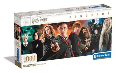 Clementoni Panorama Puzzel Harry Potter 1000 Stukjes + Poster