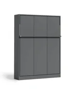 Tweepersoons opklapbed Royal Queen 160x200 cm antraciet - Geen matras - thumbnail