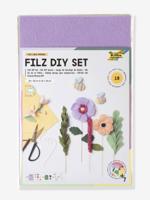 DIY-doos in vilt FELT LIKE SPRING FOLIA meerkleurig - thumbnail